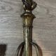 Pair of wall sconces in gilded brass – 2 lights – Louis XVI style