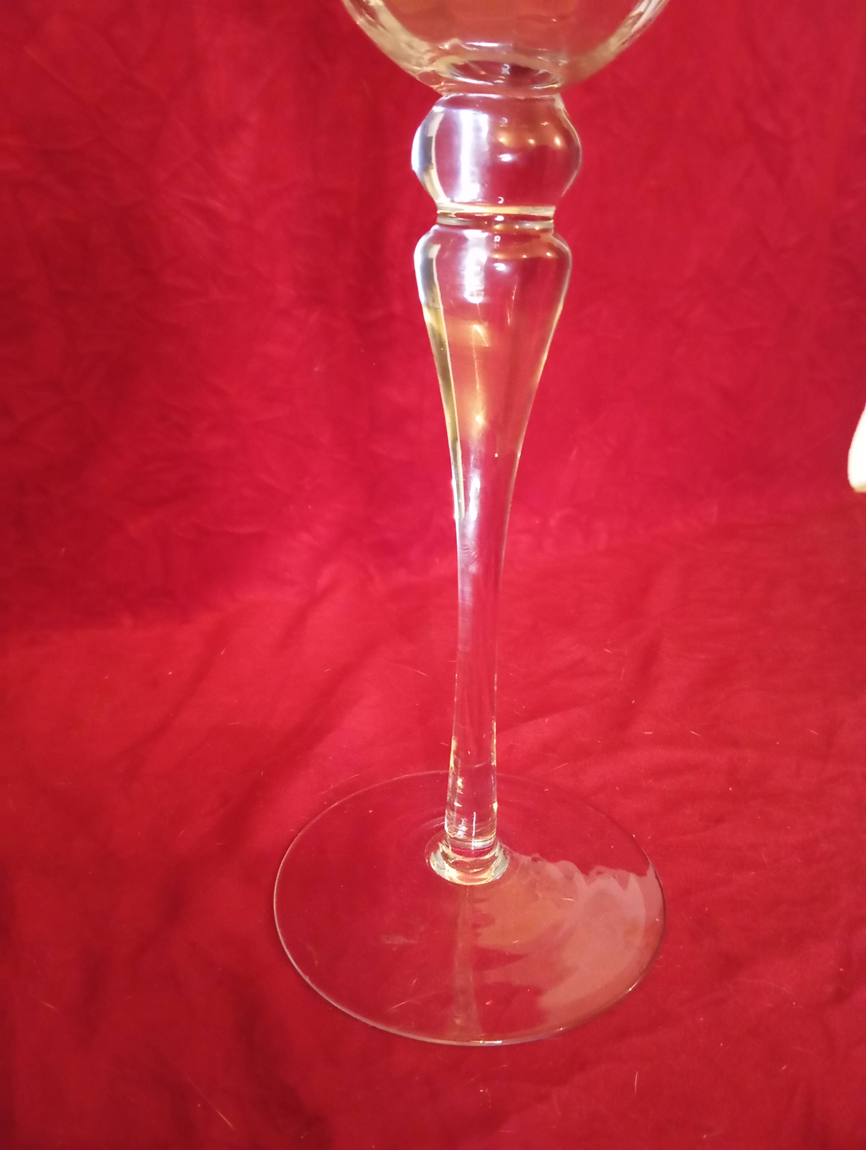 LARGE GLASS TEALIGHT VASE