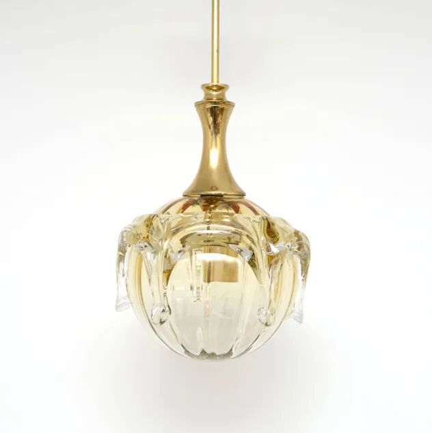 Glass Doria lamp, Germany, 1970s