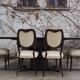 Dining Room Table and Mahogany Chairs by Fratelli Rigamonti, 1950s, Set of 7