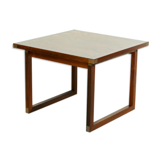 Rosewood danish modern coffee table Rud Thygesen for Heltborg Møbler , 1960s