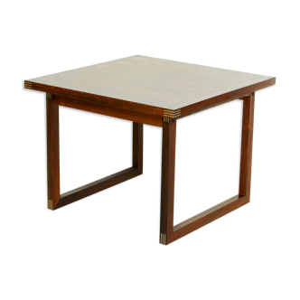 Table basse moderne danoise en bois de rose Rud Thygesen pour Heltborg Møbler, années 1960