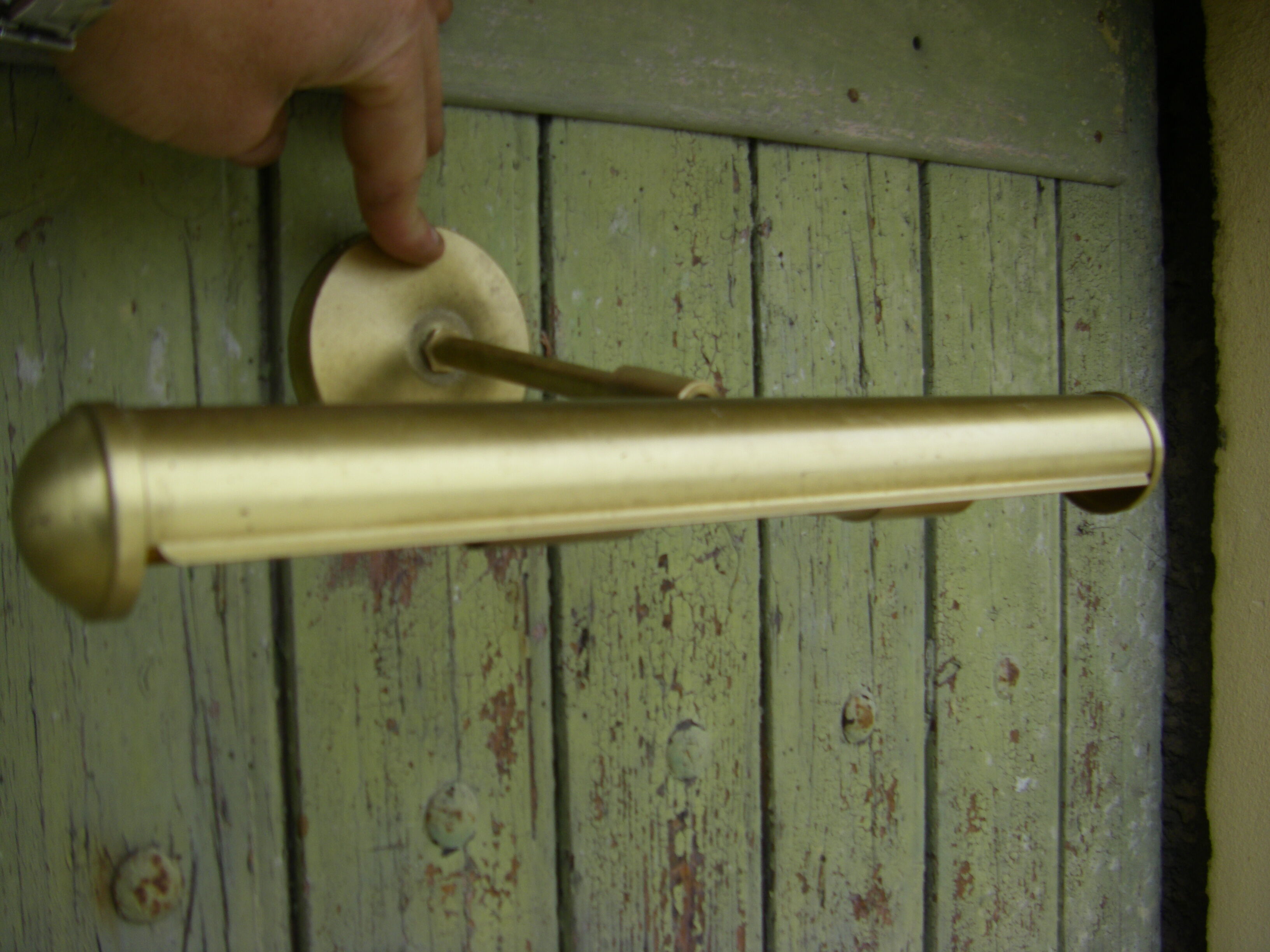 Vintage brass wall lamp