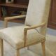 Rare pair of cerused oak armchairs, confidential creation attributed to Suzanne Guiguichon, 1940s.