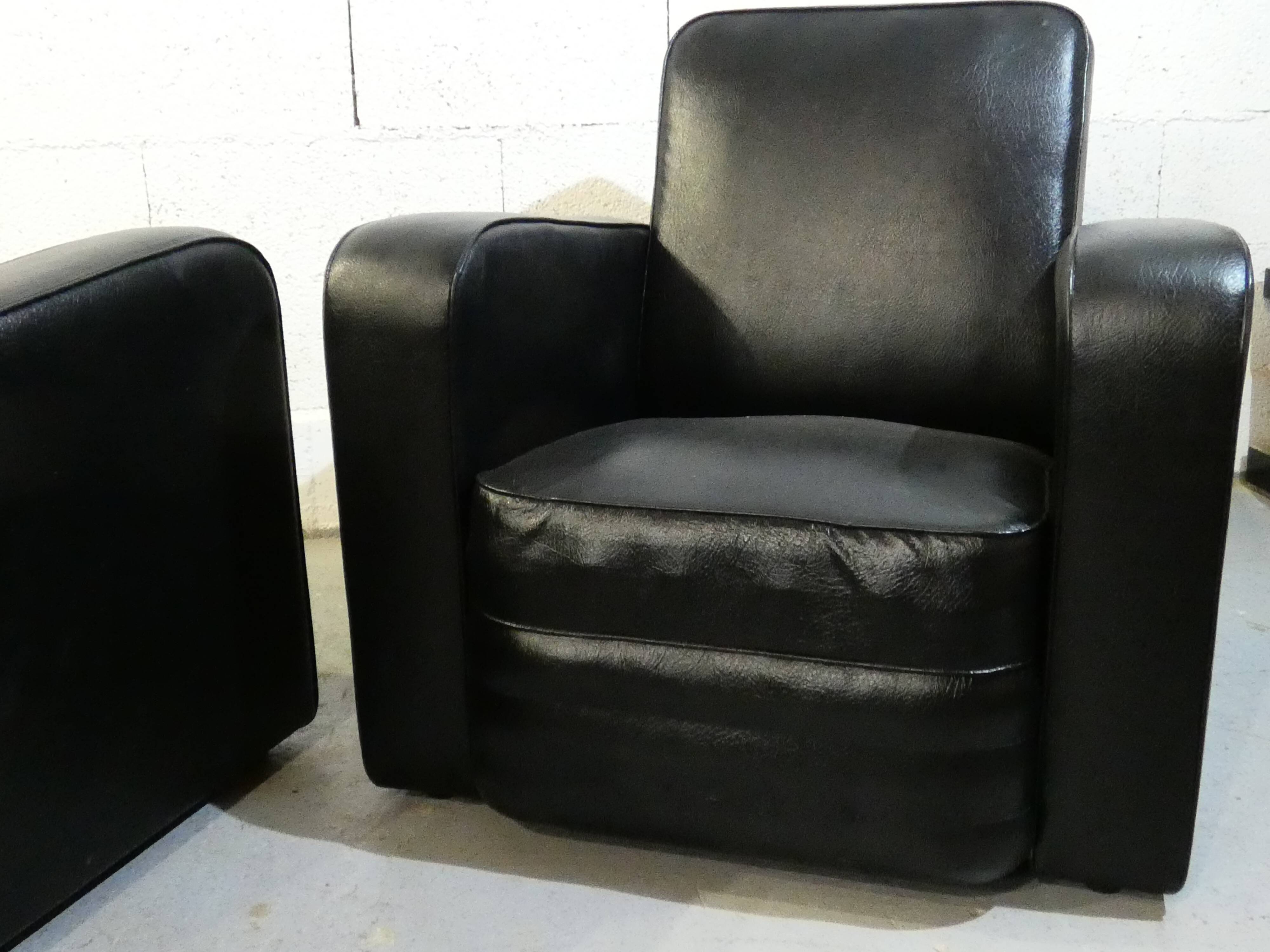 Pair of club chairs, published by Airborne 1950