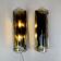 Murano & Brass Wall Lamps by J.T. Kalmar, Austria, 1960s