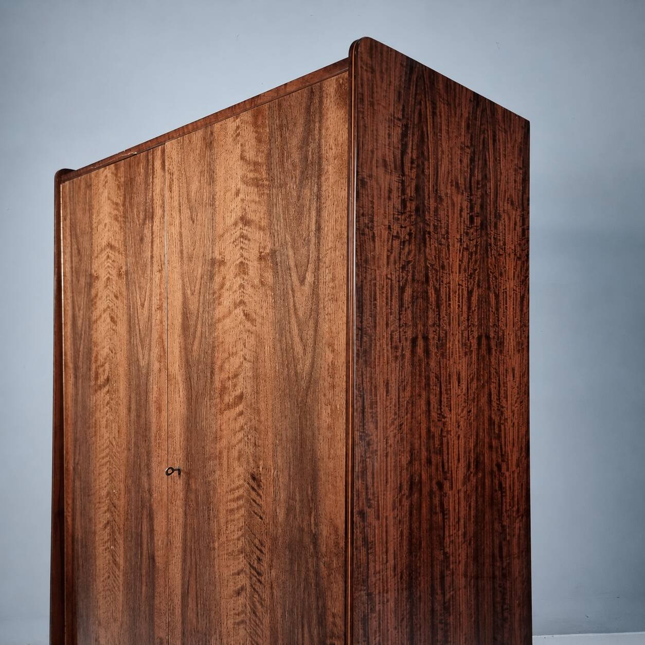 Vintage Wardrobe in Walnut by Tatra Nabytok, 1970s