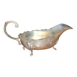 Saucière à pieds argentée