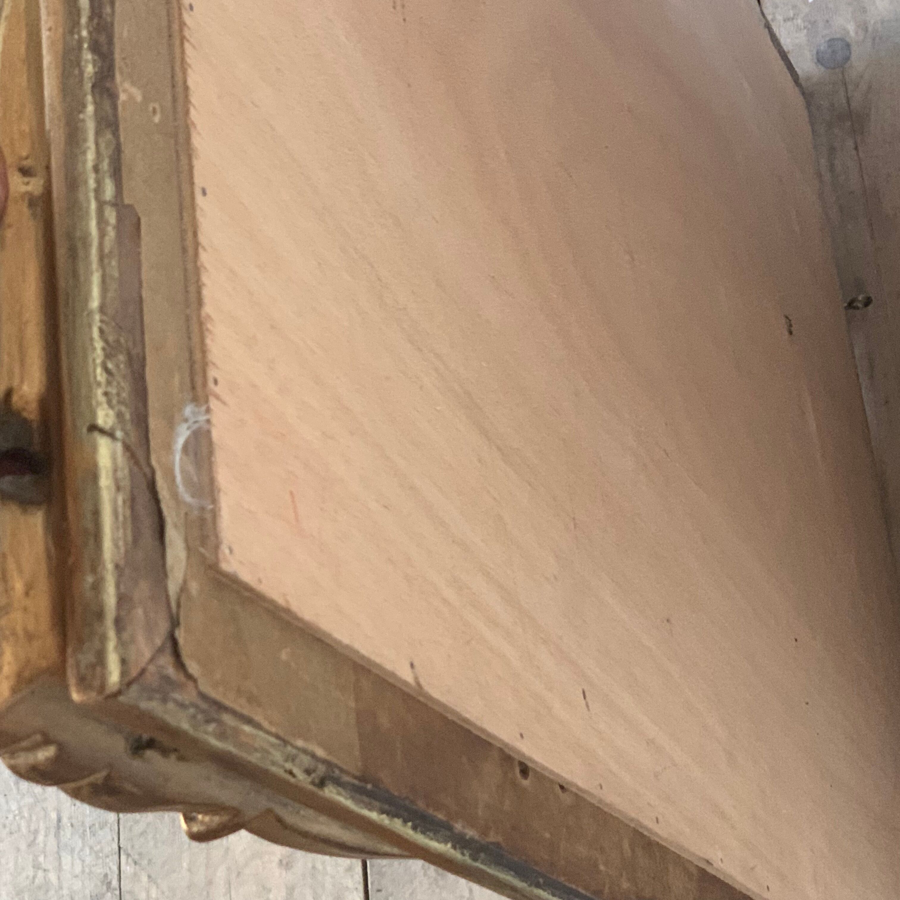 Vintage gilded wall mirror