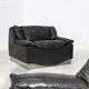 Paire de fauteuils lounge en cuir et acier de Luciano Frigerio, Italie 19