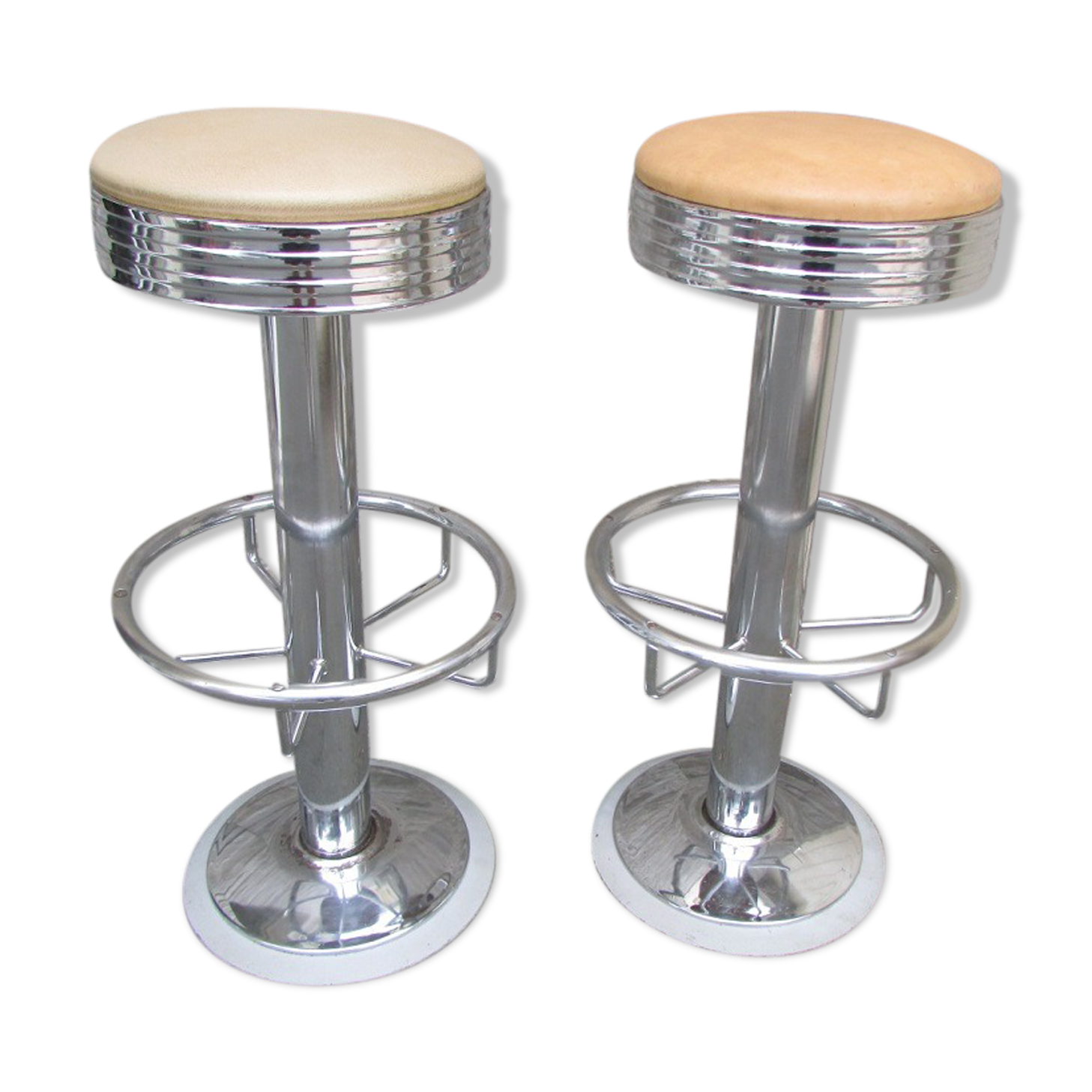 Paire de tabourets de bar style américain,professionnels