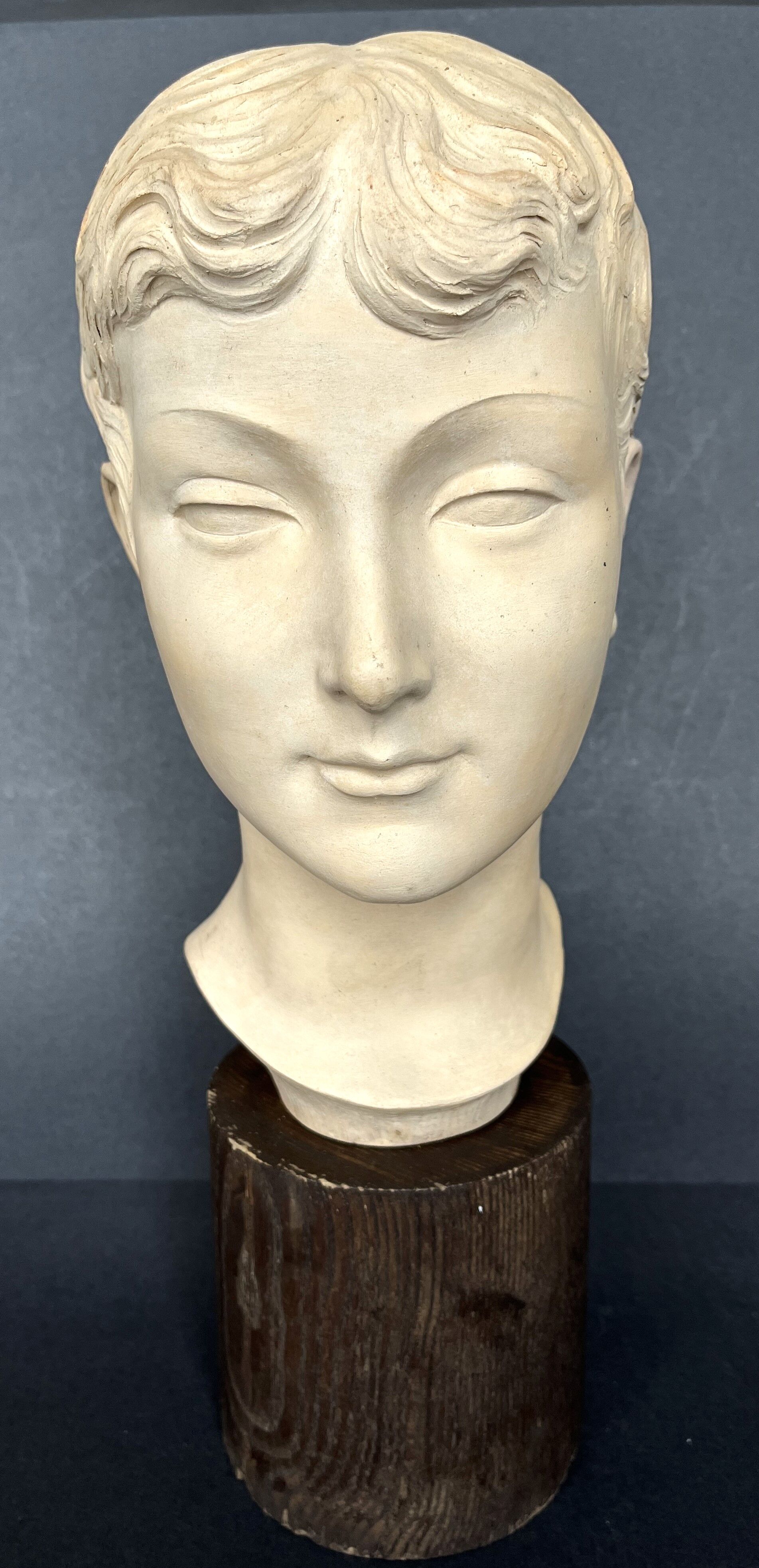 Young woman's head