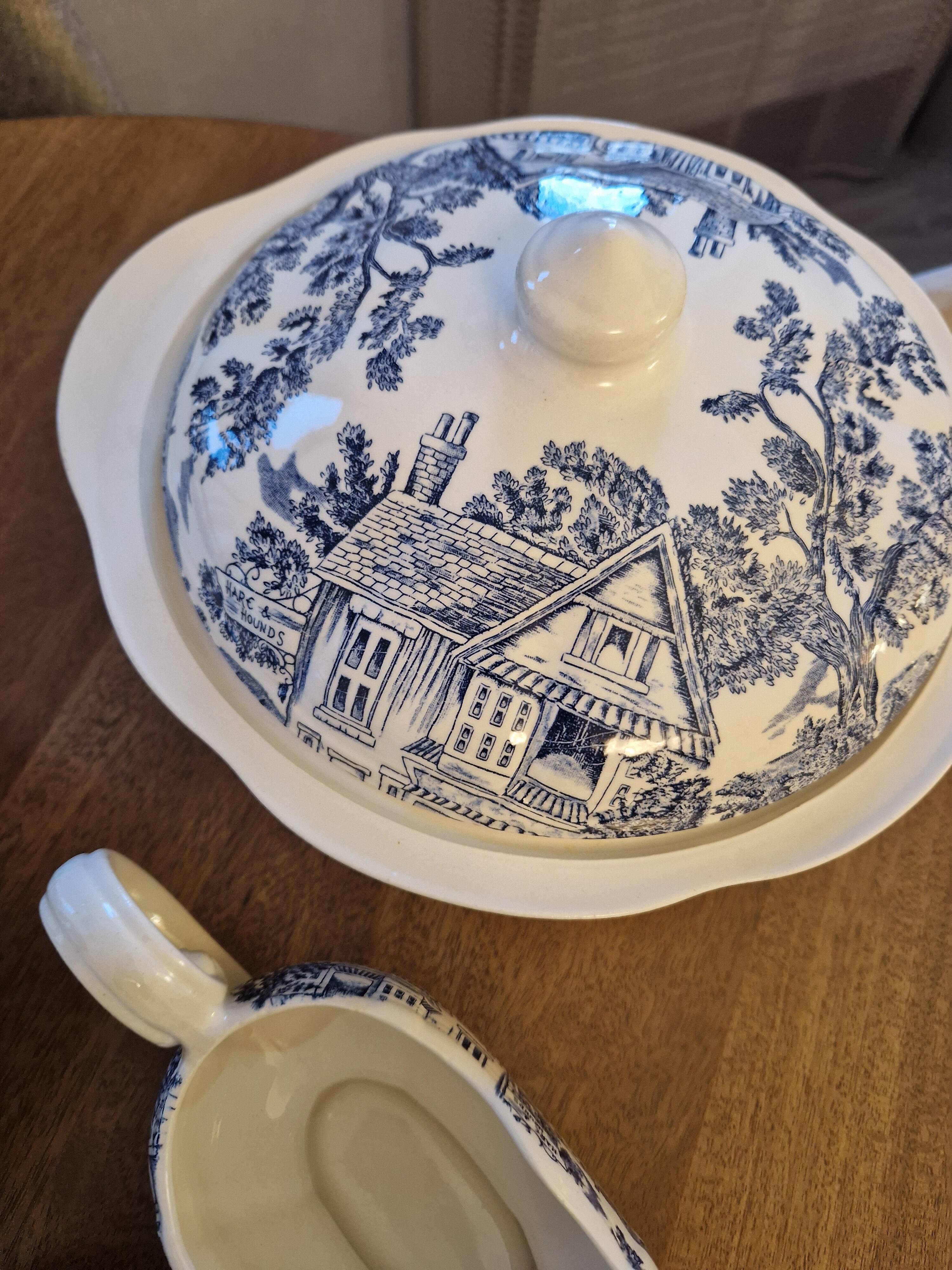 Vintage tableware "English style" Lunéville – Hunters & Pub Hare & Ho