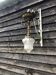 Antique French Napoleon III Brass & Bronze Opaline Glass Ceiling Light