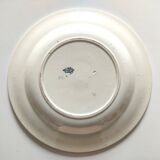 Plat faïence fleurs bleues modèle Glory 31,5 cm