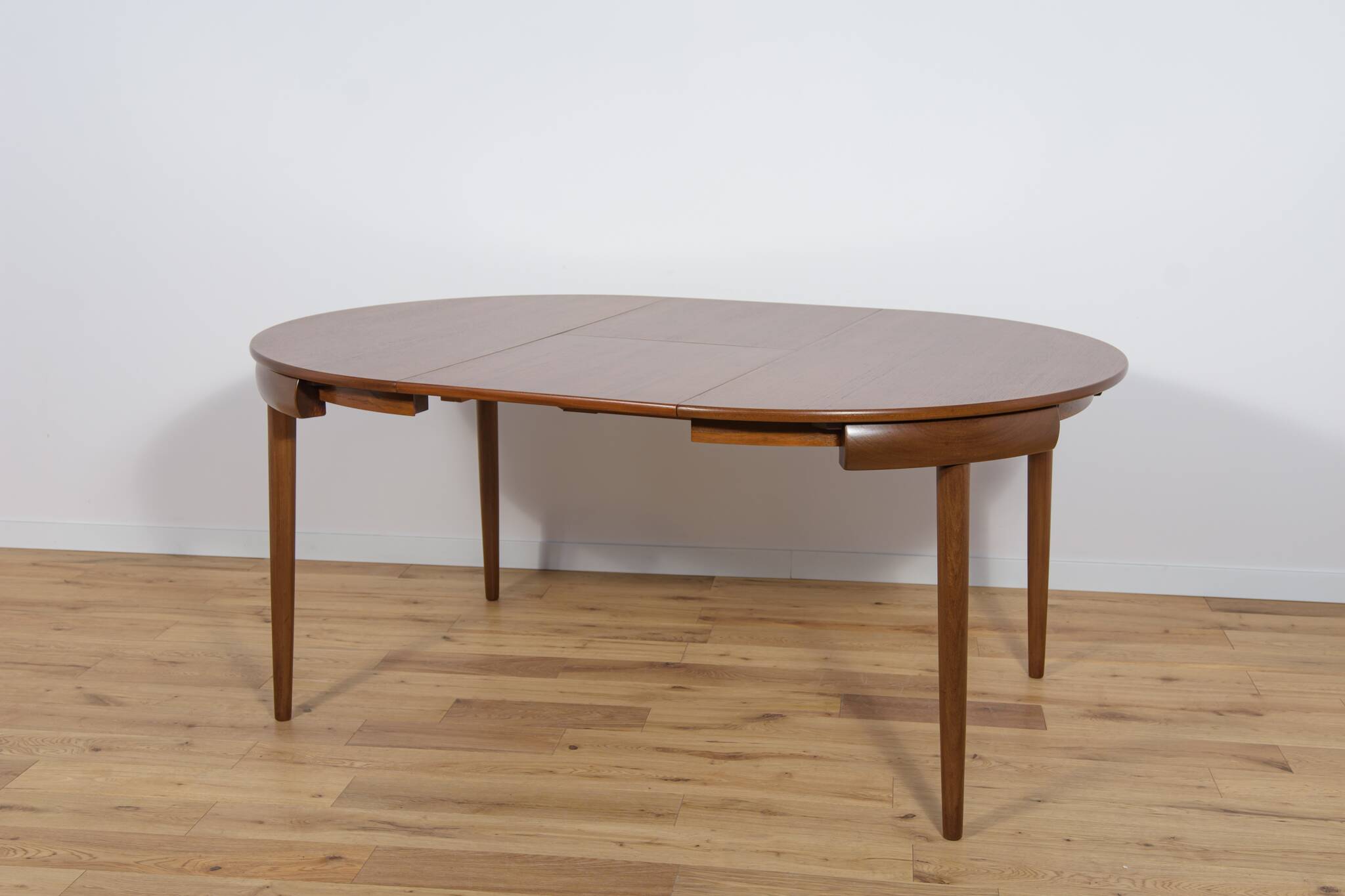 Mid-Century Teak Dining Table & Chairs by Hans Olsen for Frem Røjle, 1960s, Set of 5