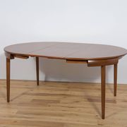 Mid-Century Teak Dining Table & Chairs by Hans Olsen for Frem Røjle, 1960s, Set of 5