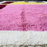 Beni Ouraine handwoven rug, traditional style, size 100 x 200 cm