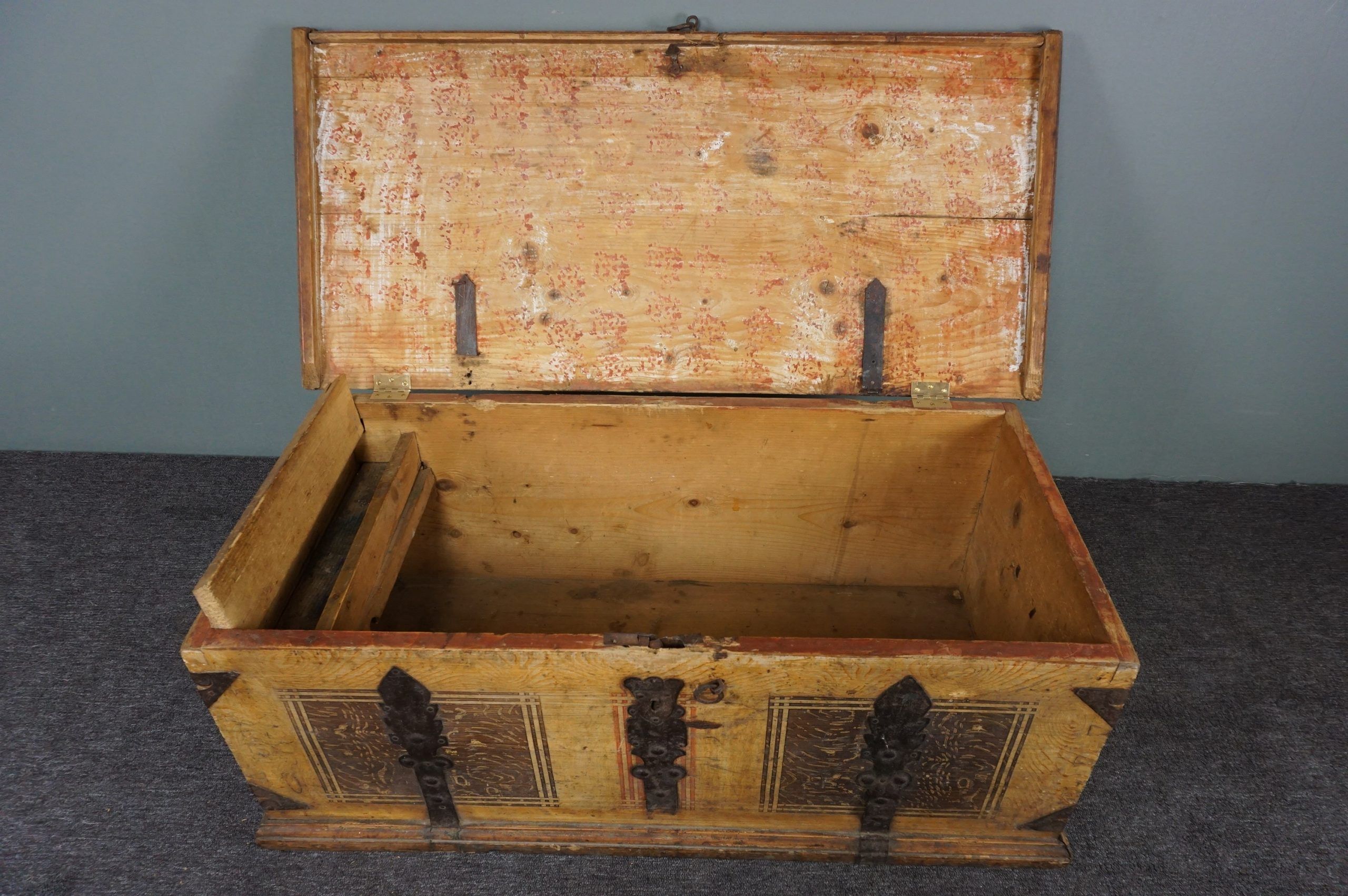Valise Rangement En Bois Vintage - 9.4x6.8x4.7 Pouces, Coffret Décoratif Avec Sangles - Décoration Maison Ou Accessoire Photo