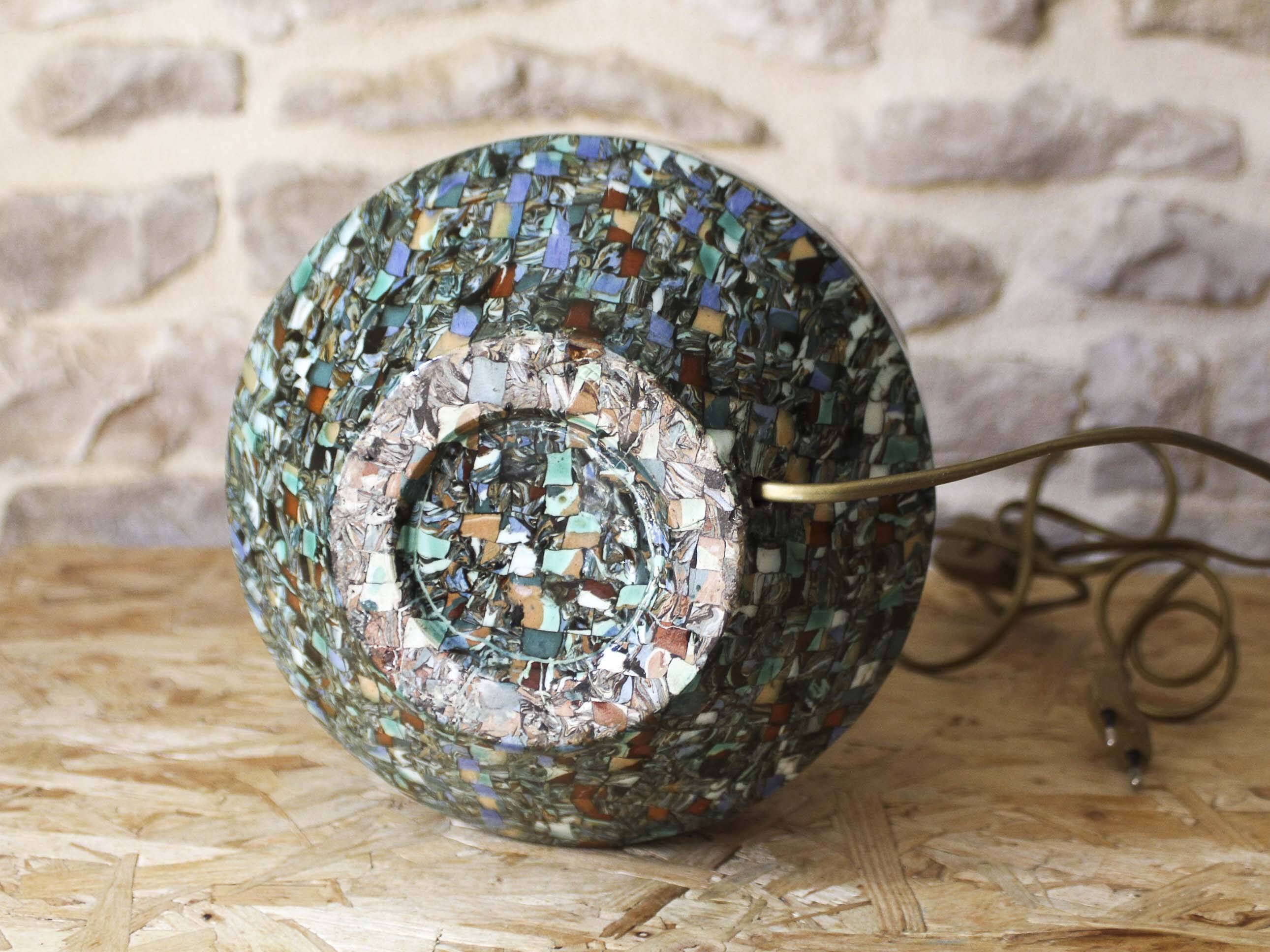 Gerbino Vallauris ceramic lamp base