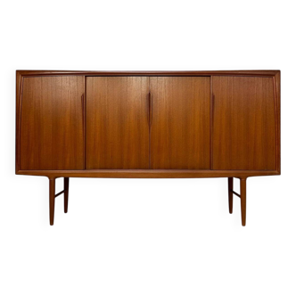 1960s Vintage Danish Mid-Century Teak Highboard Axel Christensen ACO Møbler