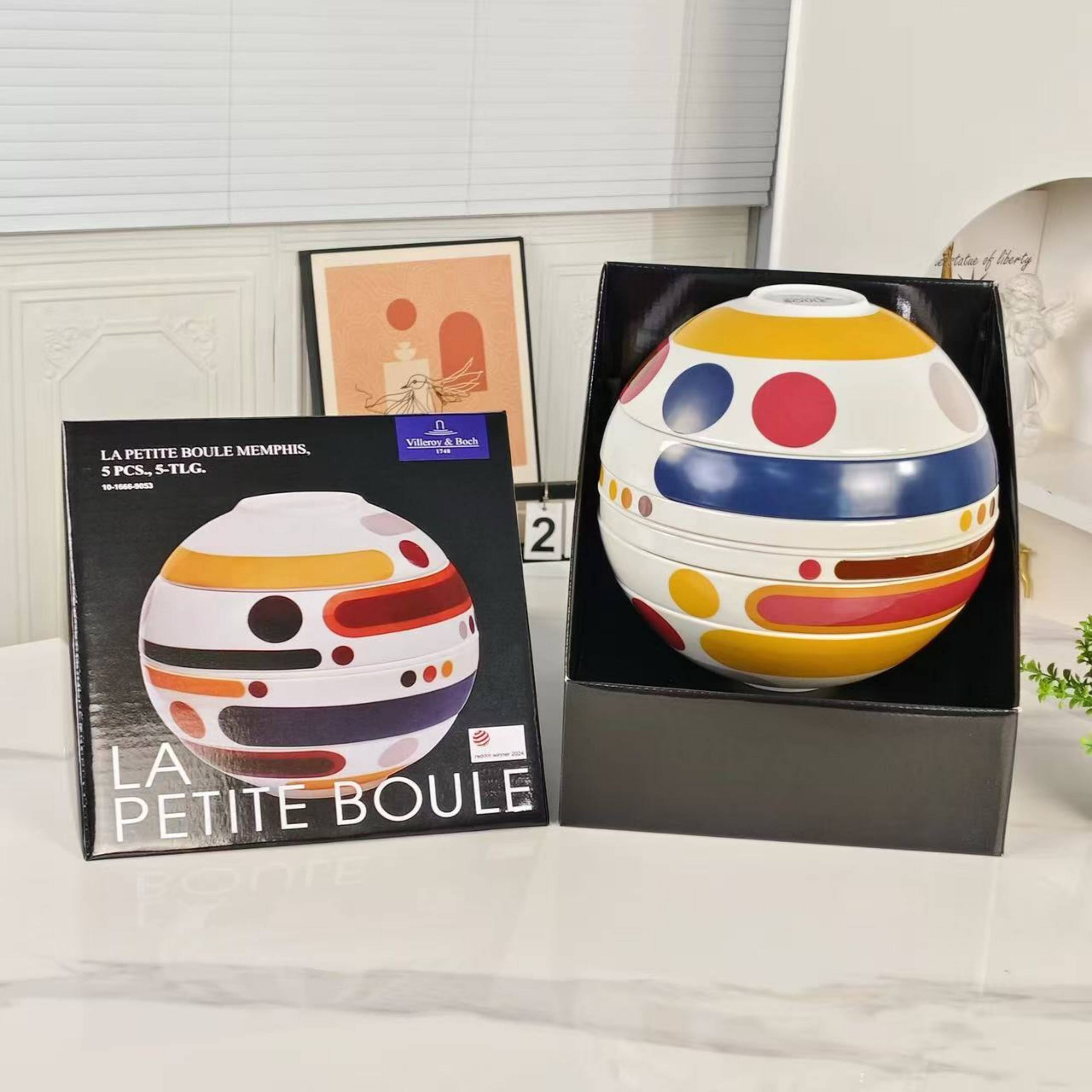 Villeroy & Boch La Boule Miami – Ensemble de vaisselle en porcelaine complet
