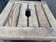 Tabouret rustique vintage bois naturel brut 1950s
