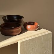 Duo de vides-poche en bois brut