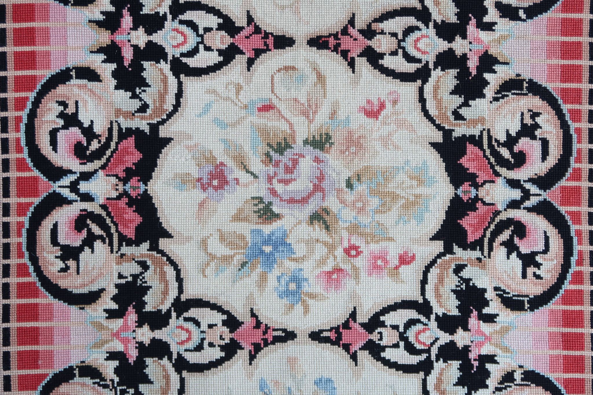 European needlepoint rug 1980