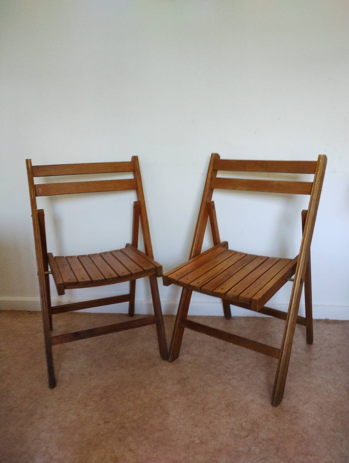 Vintage folding chairs