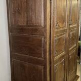 Louis XV carved wooden wardrobe from the 18th century