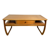 Mid Century Retro Vintage Nathan Coffee Table 1970 Teak Danish Influence