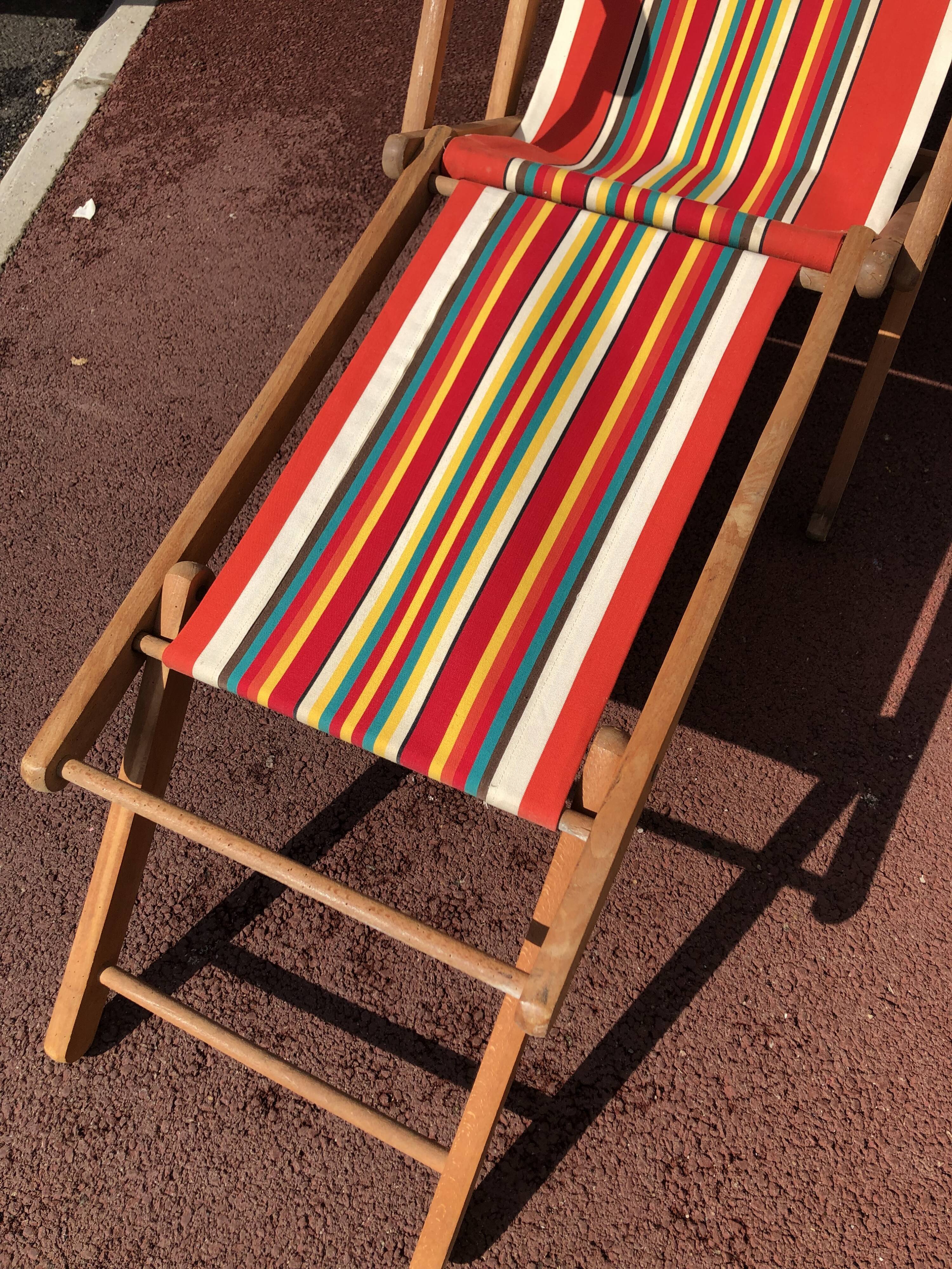 Chilean transat vintage stripes