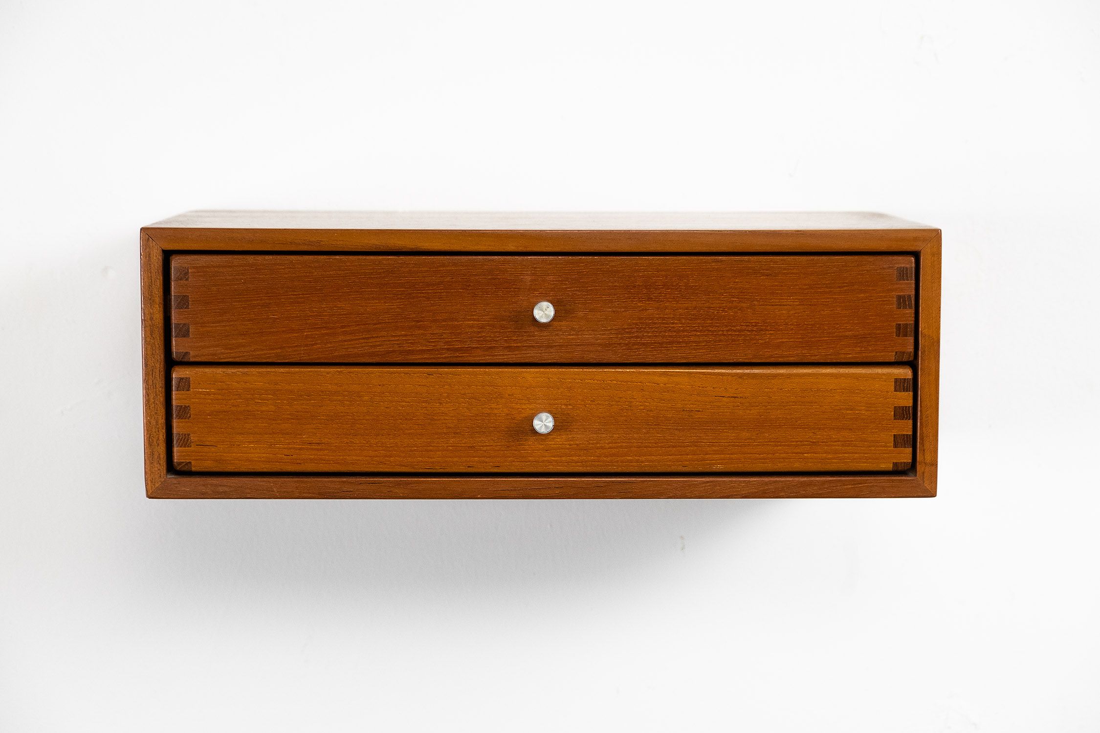 Console murale en teck par Kai Kristiansen pour Aksel Kjersgaard années 1960
