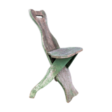 Antique milking chair