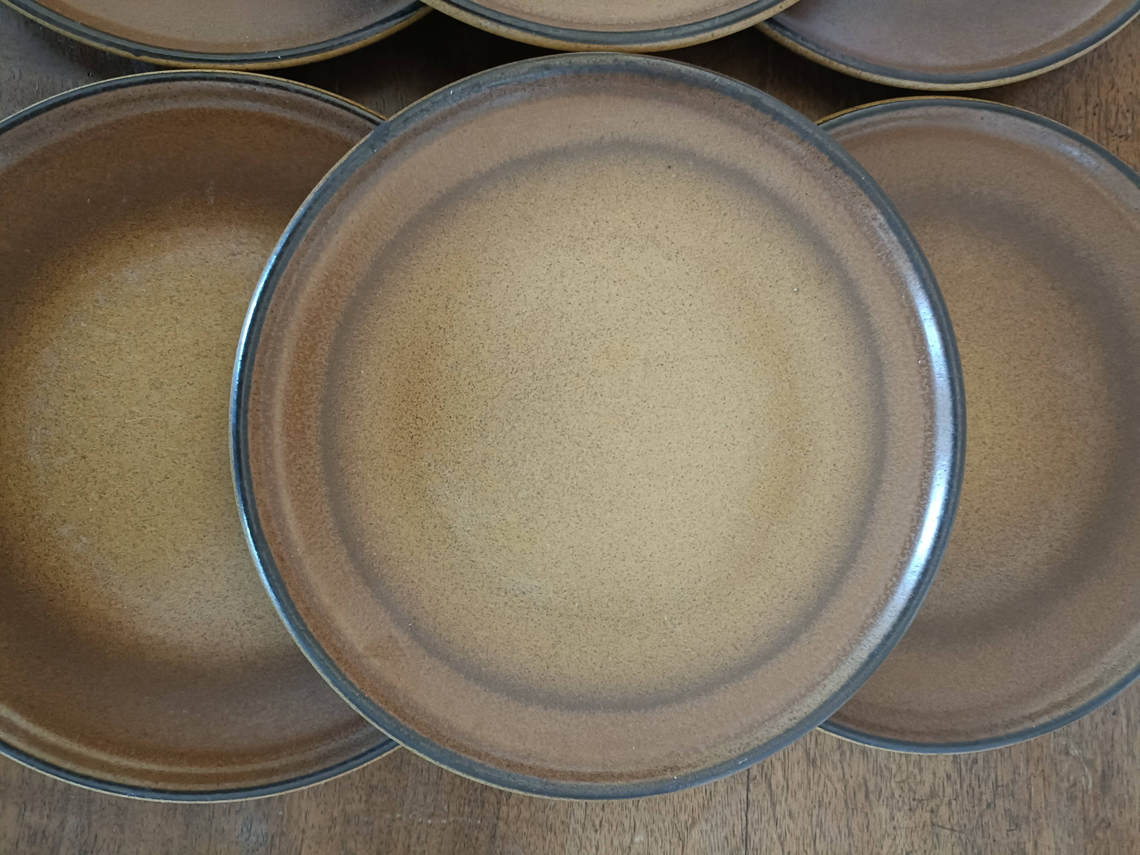 Dessert plates in Rigny sandstone