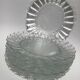 10 Duralex daisy glass dessert plates