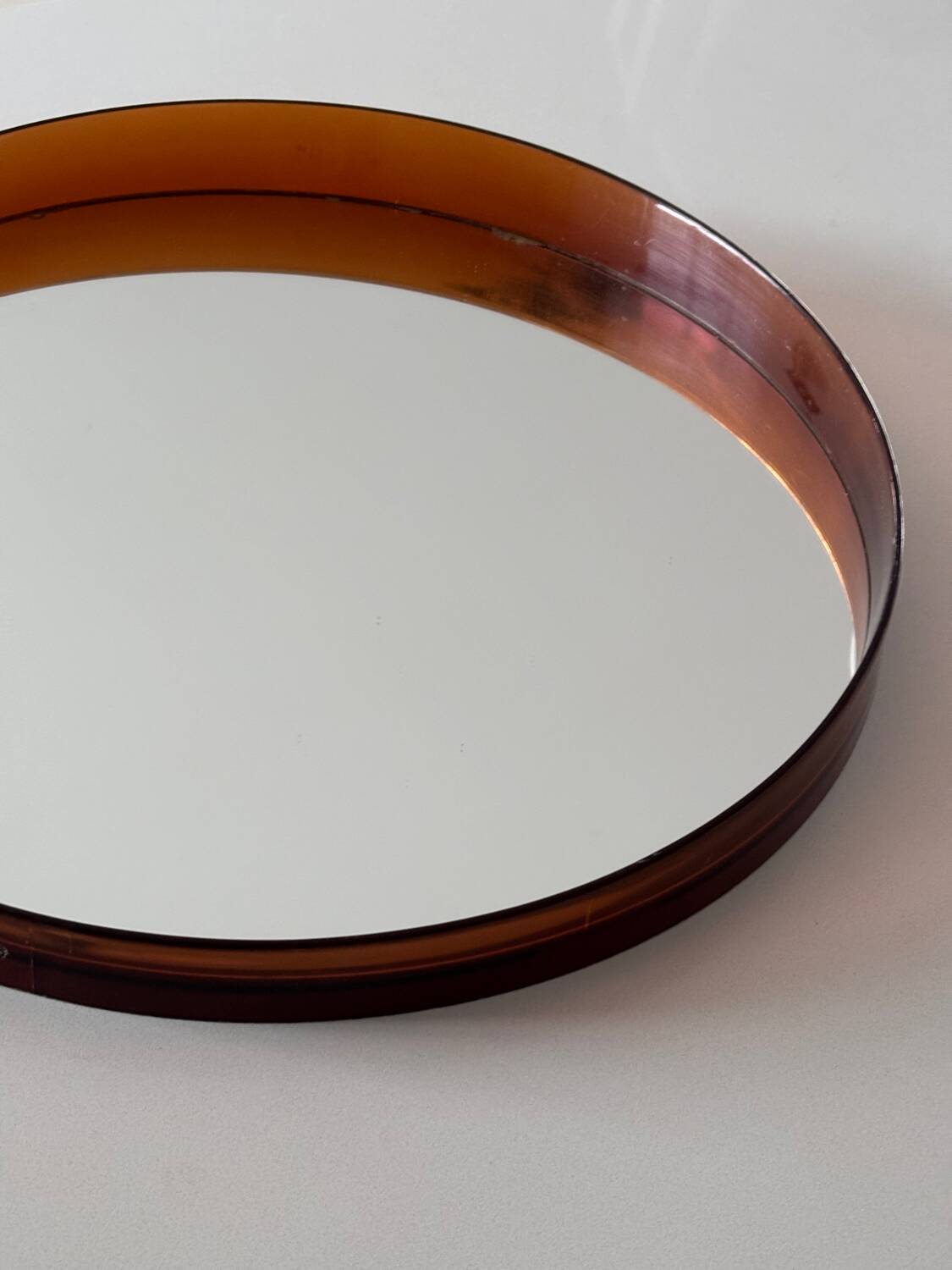 Syla vintage round mirror