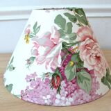 English fabric lampshade Lilac