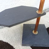 Slate, copper and brass harness