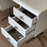 White laqué desk, year 70
