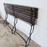 Antique foldable garden bench