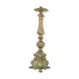 Electrified gilded bronze candle