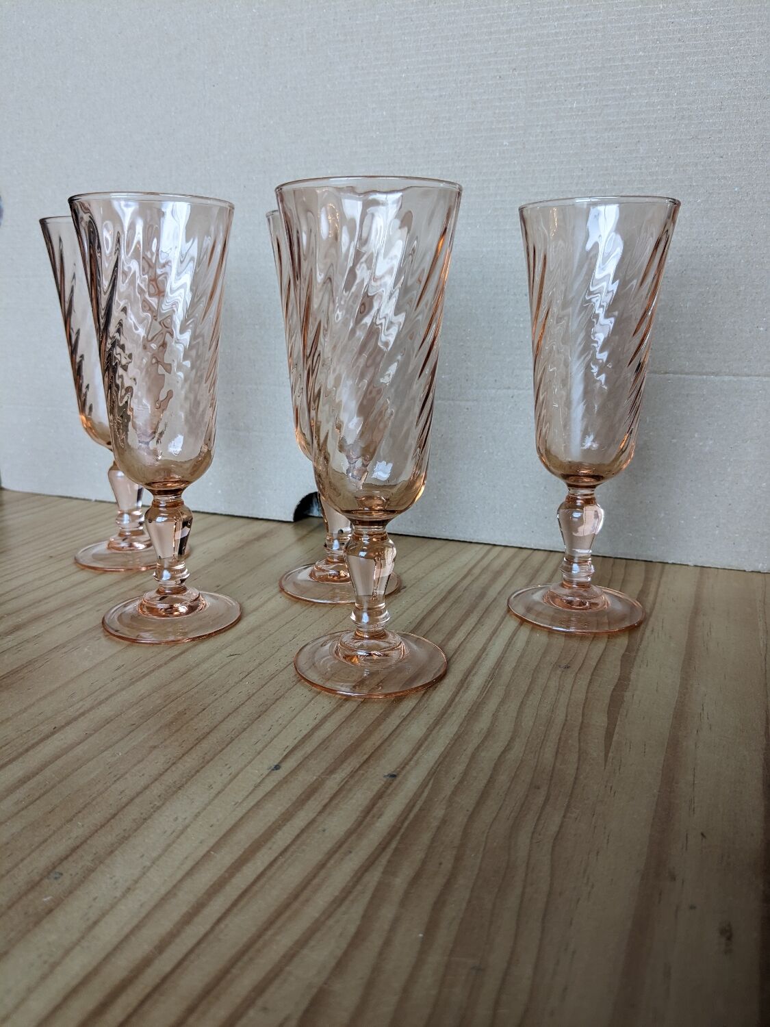 Champagne flutes Rosalie