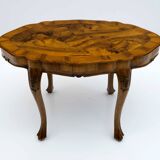 Baroque Style 20th Century Italian Walnut Coffee Table