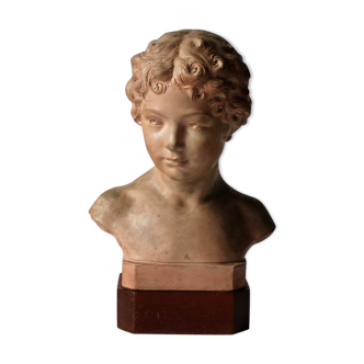 Bust of child of Henry Bargas