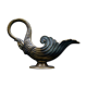 Bronze patinated pocket emptier with swan decoration by Max Le Verrier.