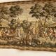 Tapestry of the Gobelins, village festival scene, perfect condition.