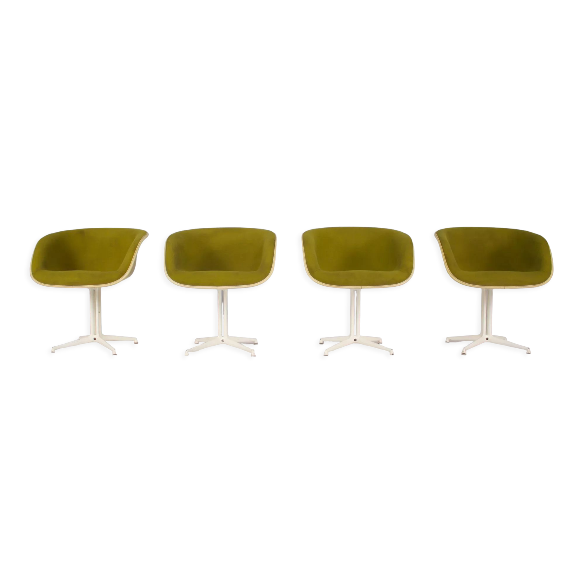 4 chairs "La Fonda" Eames & Herman Miller.