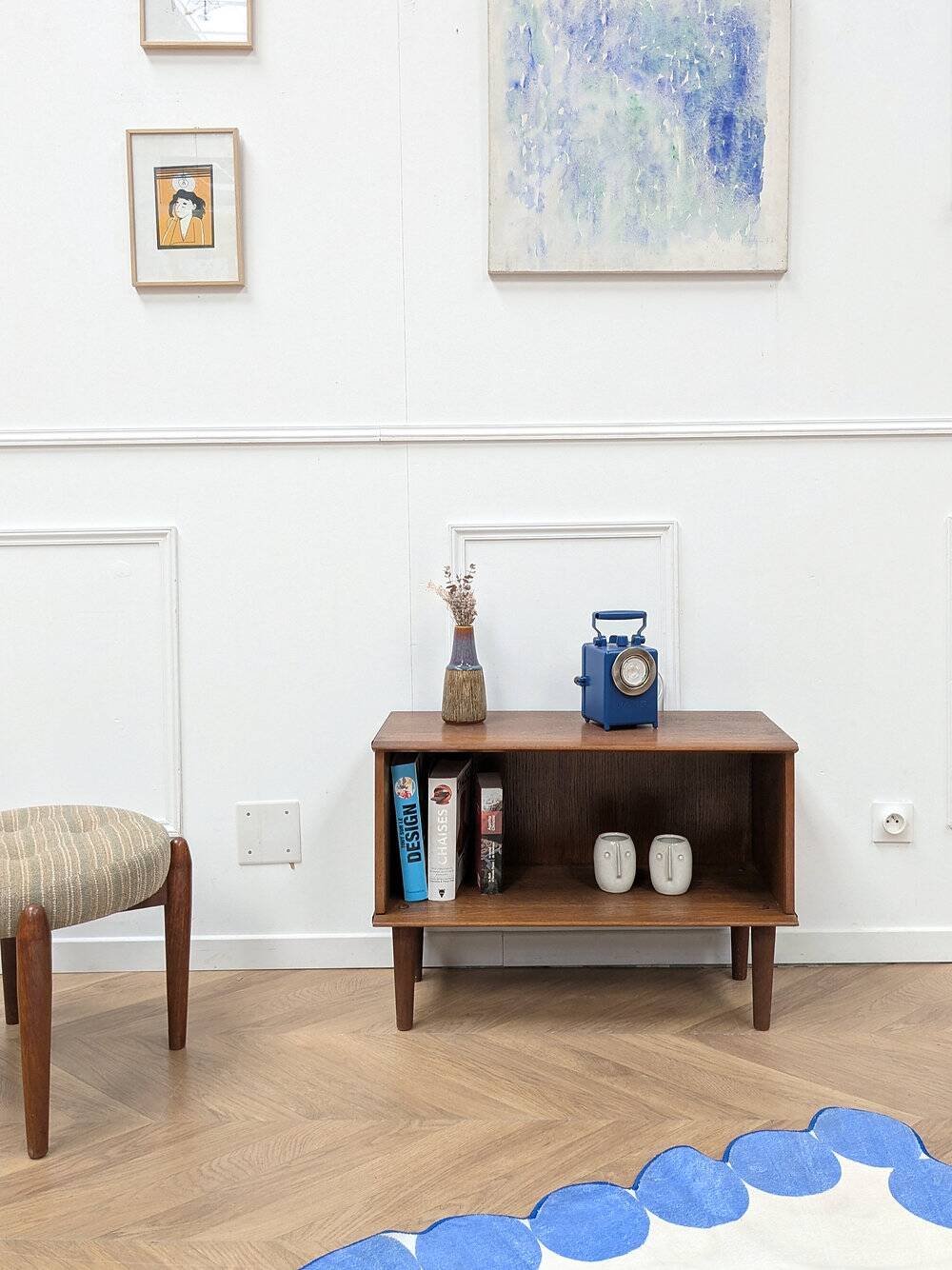 vintage bedside table